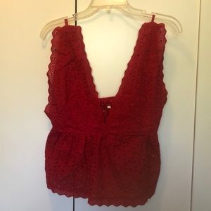 Embroidered Cami Top